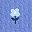 Blue Stemmed Flower