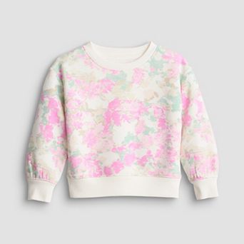 Baby & Toddler Girls Jumping Beans® Core Fleece Crew Sweatshirt