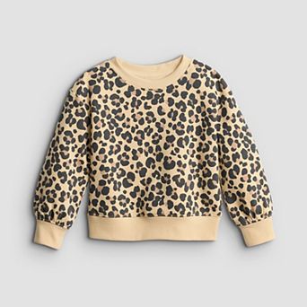 Baby & Toddler Girls Jumping Beans® Core Fleece Crew Sweatshirt