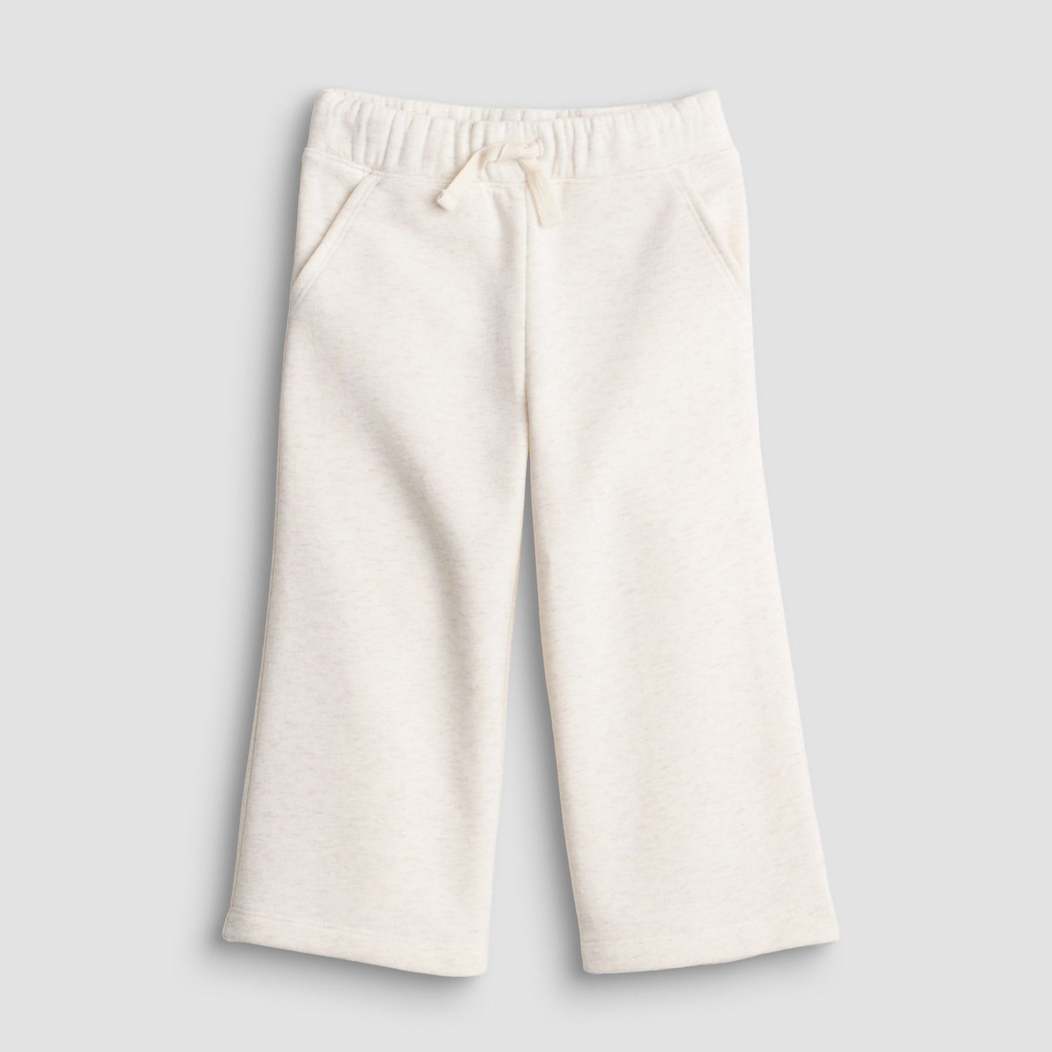 Брюки Jumping Beans® Core Fleece Wide Leg для девочек-малышей, цвет: Бежевый меланжевый — фото 1