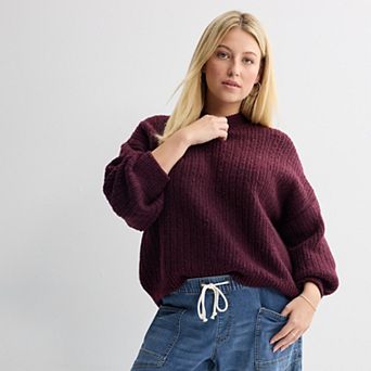 Juniors' Plus Size SO® Cozy Pullover Sweater