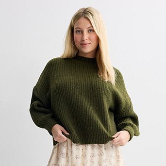 Juniors' Plus Size SO® Cozy Pullover Sweater