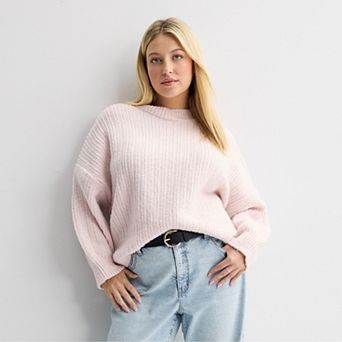 Juniors' Plus Size SO® Cozy Pullover Sweater