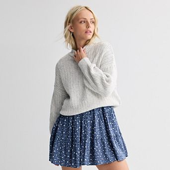 Juniors' SO® Cozy Pullover Sweater