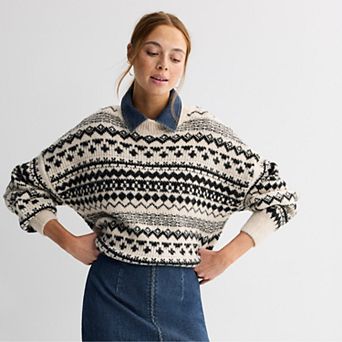 Juniors' SO® Cozy Pullover Sweater