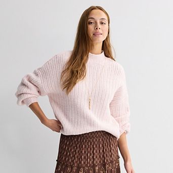 Juniors' SO® Cozy Pullover Sweater
