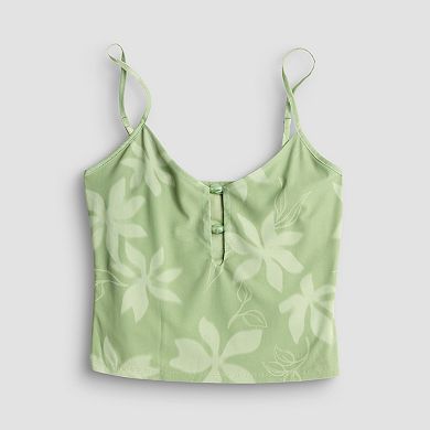 Juniors' Pink Republic Hardware Mesh Tank Top