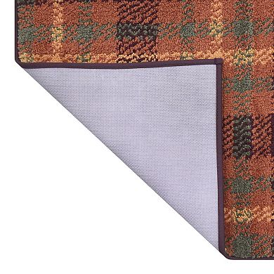 Celebrate Together™ Fall Multi Plaid Supersoft Rug