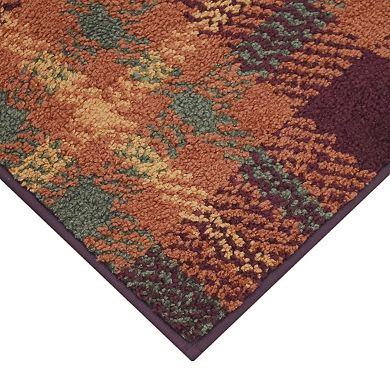 Celebrate Together™ Fall Multi Plaid Supersoft Rug