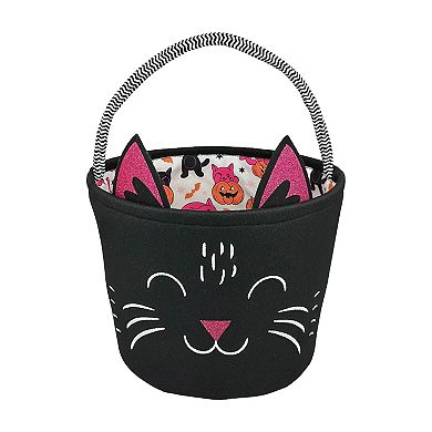 Cat Halloween Boo Basket