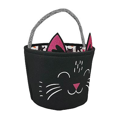 Cat Halloween Boo Basket