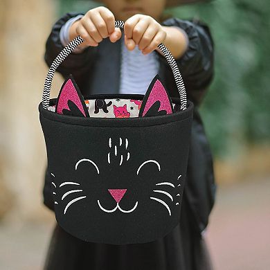 Cat Halloween Boo Basket