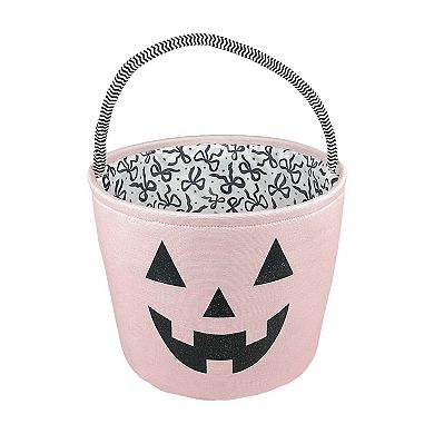 Pink Jack-O'-Lantern Boo Basket