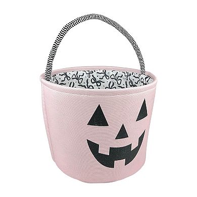 Pink Jack-O'-Lantern Boo Basket