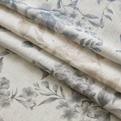 Madison Park Lana Tie Up Floral Window Valance