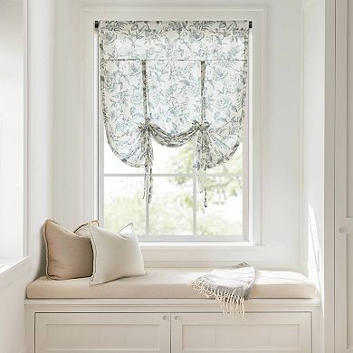 Madison Park Lana Tie Up Floral Window Valance