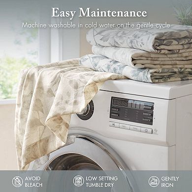 Madison Park Lana Tie Up Floral Window Valance