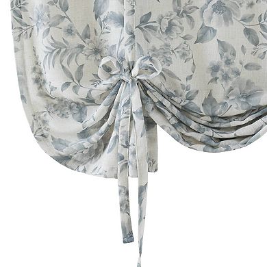 Madison Park Lana Tie Up Floral Window Valance