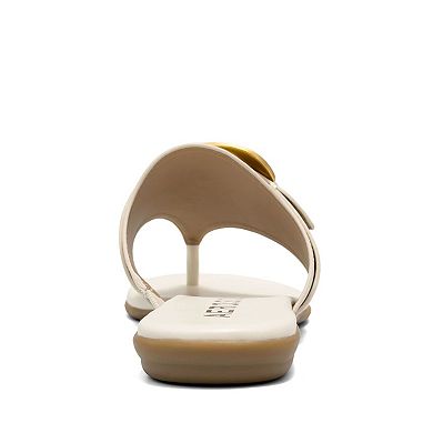 Aerosoles Glam Women's Thong Sandals With Buckle Accent