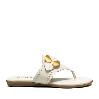 Aerosoles Glam Women's Thong Sandals With Buckle Accent
