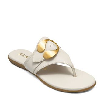 Aerosoles Glam Women's Thong Sandals With Buckle Accent