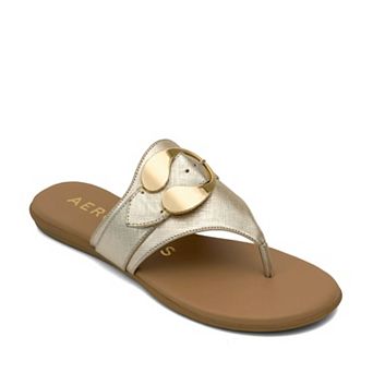 Aerosoles Glam Women's Thong Sandals With Buckle Accent