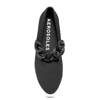 Aerosoles Alanisette Women's Slip-On Flats With Chain Detail