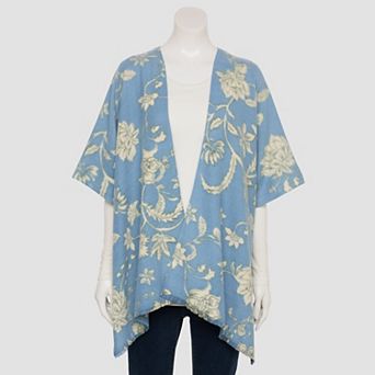 Women's LC Lauren Conrad All Over Floral Printed Ruana