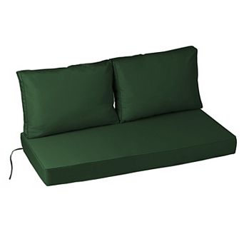Outdoor Loveseat Cushion Set ,48" X 24" X 5" Fade-Resistant & Waterproof Patio Furniture Cushions