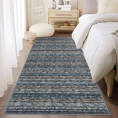 Modern Area Rug Machine Washable Non Slip Non Shedding Stain Resistant Carpet for Bedroom