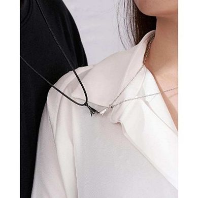 Matching Promise Necklace Set, Romantic Anniversary Gift for Couples