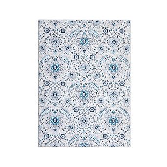 Vintage Area Rug Machine Washable Non Slip Non Shedding Stain Resistant Floor Cover for Dining Room