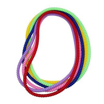 6-Pack Stretch Sensory Chew Necklaces, Oral Motor Chewing Toys
