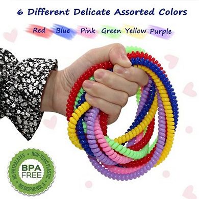 6-Pack Stretch Sensory Chew Necklaces, Oral Motor Chewing Toys