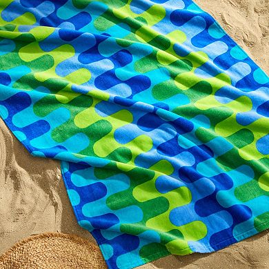 Jonathan Adler Bargello Puzzle Beach Towel