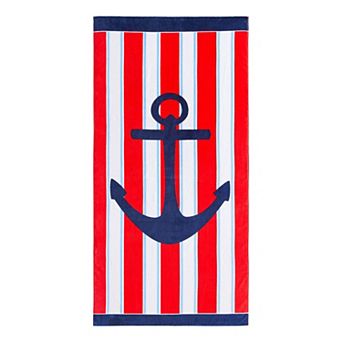 Jonathan Adler Big Anchor Beach Towel