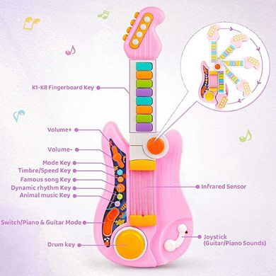 2-in-1 Guitar Musical Kids Instrument