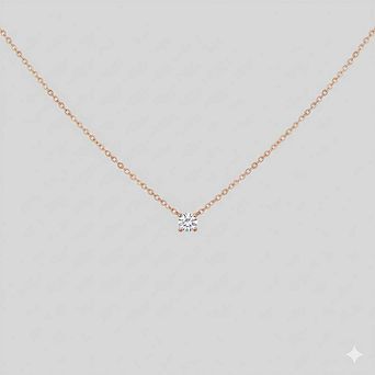 Rose Gold Cubic Zirconia Diamond Filled CZ Adjustable Chain