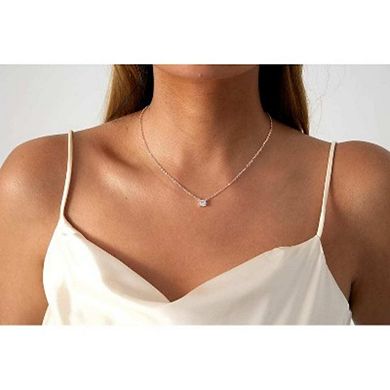 Rose Gold Cubic Zirconia Diamond Filled CZ Adjustable Chain