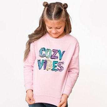 Cozy Vibes Winter Paint Print - Youth Graphic Sweatshirt