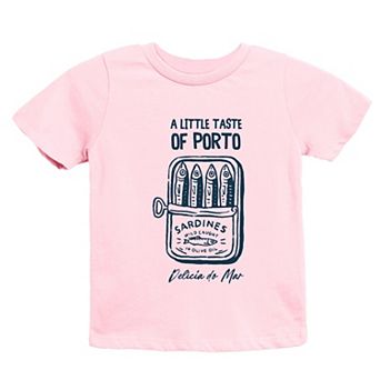 A Little Taste Of Porto Sardines - Youth Short Sleeve Graphic T-Shirt