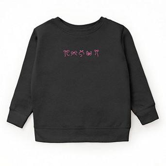 Embroidered Five Bows - Youth Graphic Sweatshirt
