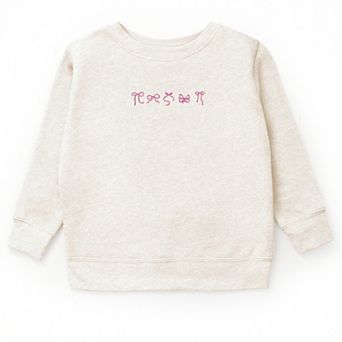 Embroidered Five Bows - Youth Graphic Sweatshirt