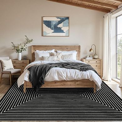 5x7 Modern Abstract Area Rug