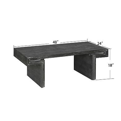 Merax American Vintage Industrial Coffee Table