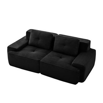 Merax Modern Modular Sectional Sofa for Living Room Loveseats