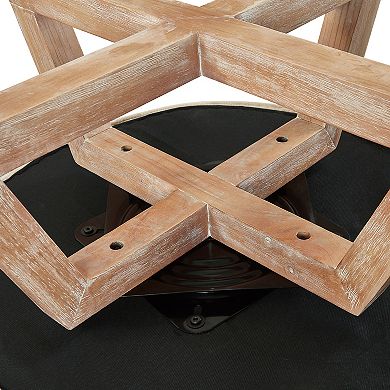 Merax 360° Swivel Classic Linen Chair Lounge chair