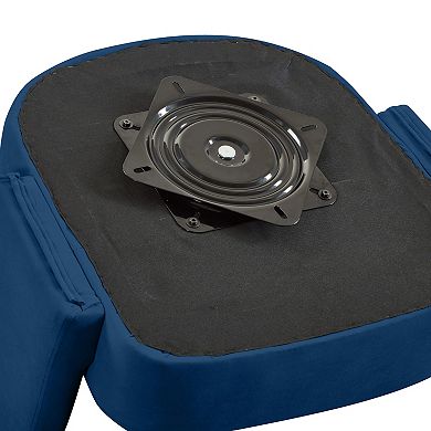 Merax 360° Swivel Velvet Accent Chair