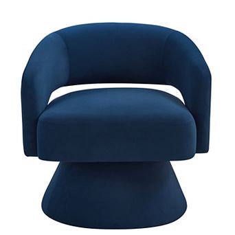 Merax 360° Swivel Velvet Accent Chair