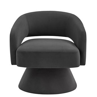 Merax 360° Swivel Velvet Accent Chair